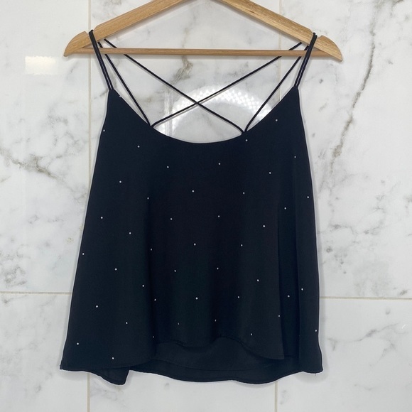 The Fifth Label Tops - THE Fifth Label Polka Dot Strappy Tank Cami Small